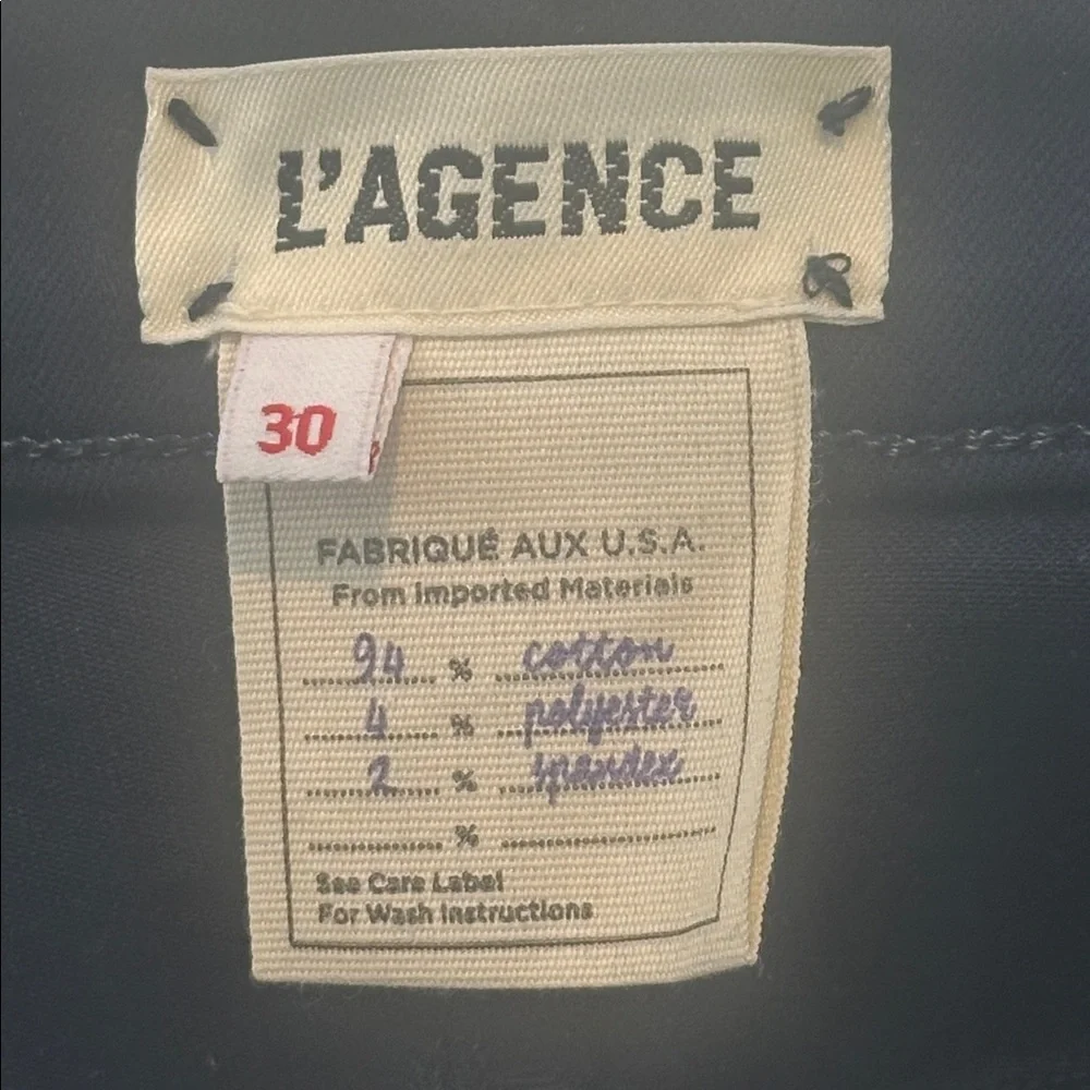 14. L’Agence Sabine High-Rise Skinny Coated Denim Jeans